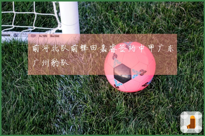 前河北队前锋田嘉睿签约中甲广东广州豹队